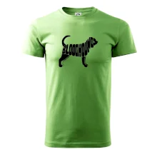 Bloodhound nápis v těle