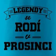Legendy se rodí v prosinci