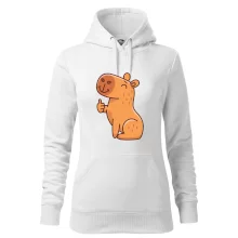 Kapybara s palcem nahoru