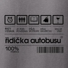 Čárový kód řidička autobusu