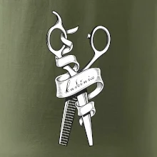 Kadeřnice nůžky a hřeben