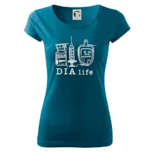 D I A life - kreslený insulin injekce a glukometr