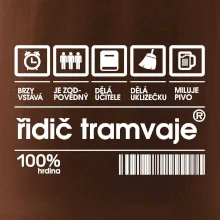 Čárový kód Řidič tramvaje