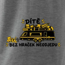 Dítě bez hraček neodjedu rodinný karavan