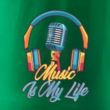 Music is my life sluchátka Music is my life sluchátka