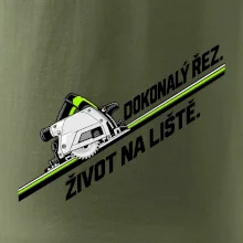 Dokonalý řez život na vodicí liště