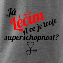 Já léčím - tvoje superschopnost? Šikmý nápis