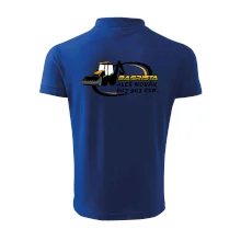 Bagrista v kruhu - vlastní nápis