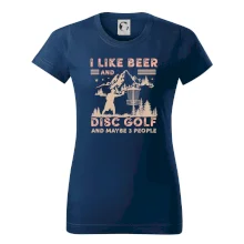 I like beer and disc golf