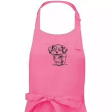 Lagotto romagnolo karikatura vypláznutý jazyk