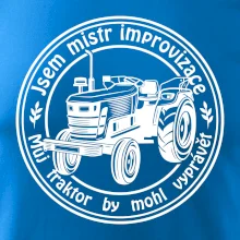 Mistr improvizace starý traktor
