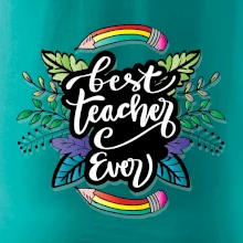 Barevné tužky best teacher ever