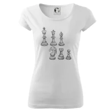 Šachové figurky kreslené