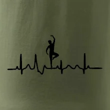 EKG tanečník muž