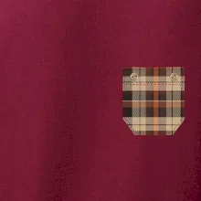 Flanelové triko hnědé