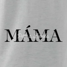 Máma - Tiskací nápis se jmény dětí