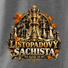Listopadový šachista se zlatým králem