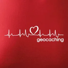 Moje srdce bije pro Geocaching -text