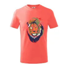 Hlava lva kreslená jednoduchá