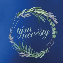 Tým nevěsty květinový kruh zelený