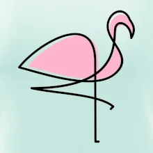 Plameňák na hubené noze