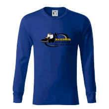 Bagrista v kruhu - vlastní nápis