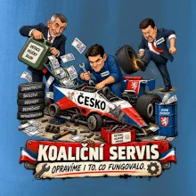 Macinka opravuje závodní auto ČESKO