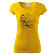 Jsem očkována - černě