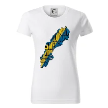 Mapy - názvy měst - Švédsko