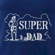 Kreslený nápis super dad