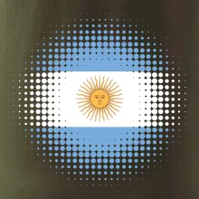 Argentina vlajka tečkovaná