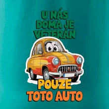 U nás doma je veterán pouze toto auto barevný nápis