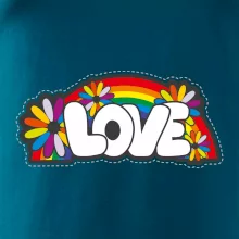 Love s duhou v pozadí