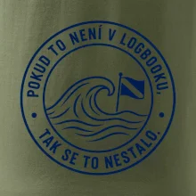 Pokud to není v logbooku kruhové razítko s vlnou a vlajkou