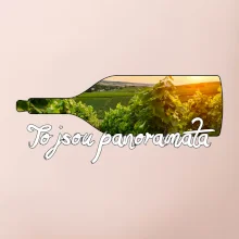 To jsou panoramata vinice