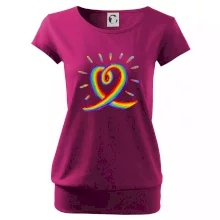 Srdce pride duha kreslená