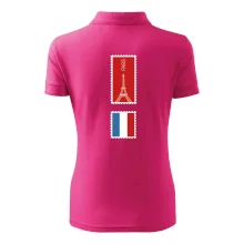 Paříž známka barevná