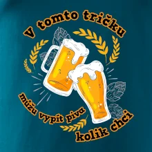 V tomto tričku můžu vypít piva kolik chci