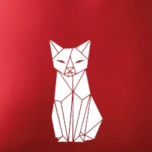Origami kočka zepředu