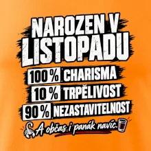 Narozen v listopadu charisma trpělivost a panák