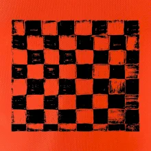 Šachovnice černá kreslená