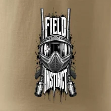 Černobílá maska field instinct paintball