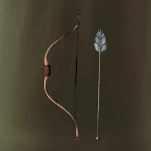Luk a šíp kresba Luk a šíp kresba