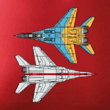 Mig 29 Fulcrum ze spoda a ze zhora