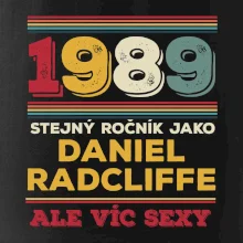 1989 stejný ročník jako Daniel Radcliffe