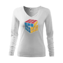 Rubikova kostka kreslená