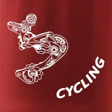 Cycling nápis šikmo