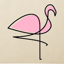 Plameňák na hubené noze