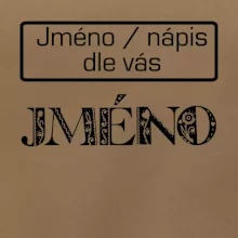 Folklor - jméno - nápis