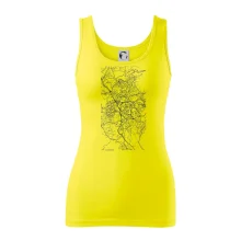 Černobílá mapa Liberec